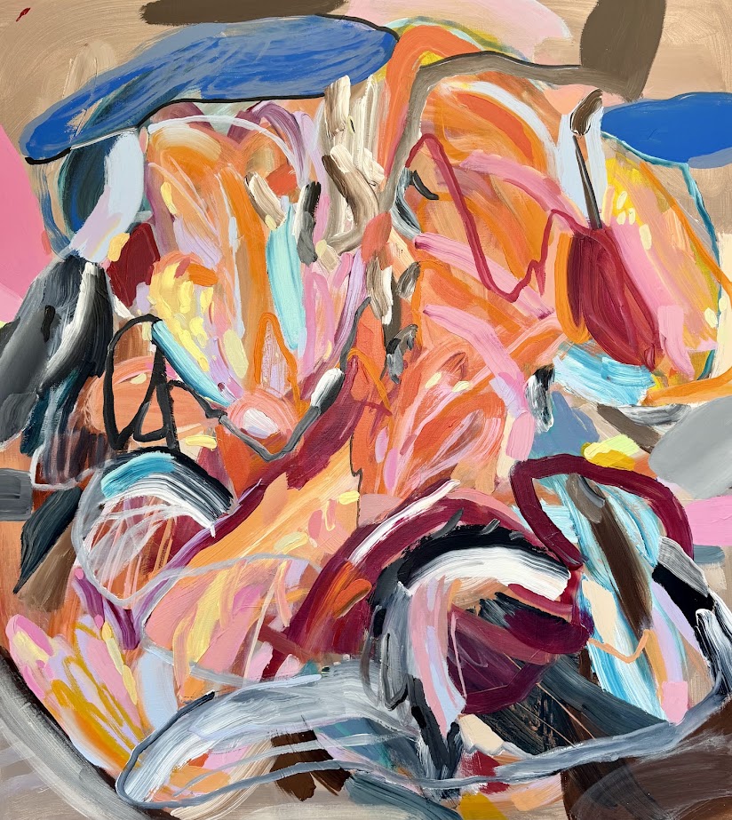 Abstract painting "Possibility" by Liisa Jugapuu