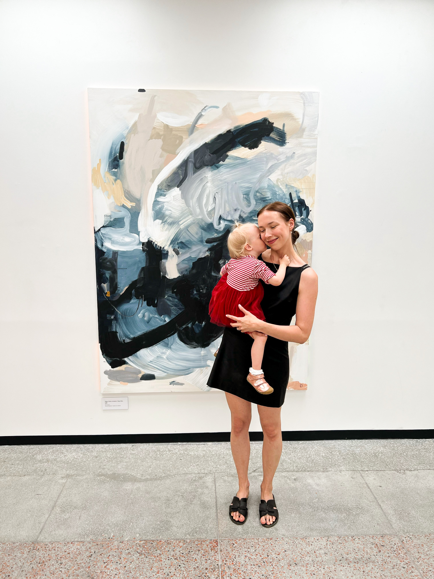 Haapsalu City Gallery artist with painting 2022
