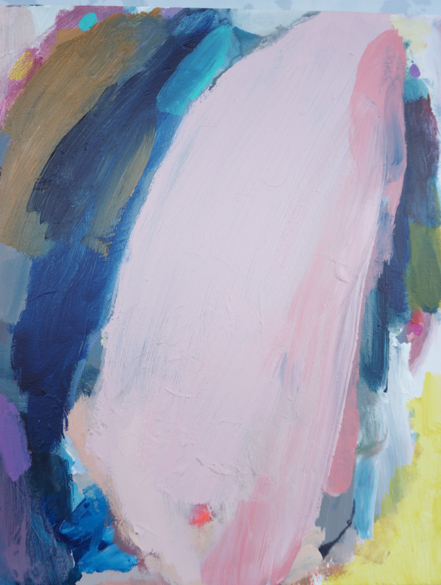Abstract painting "Untitled I" by Liisa Jugapuu