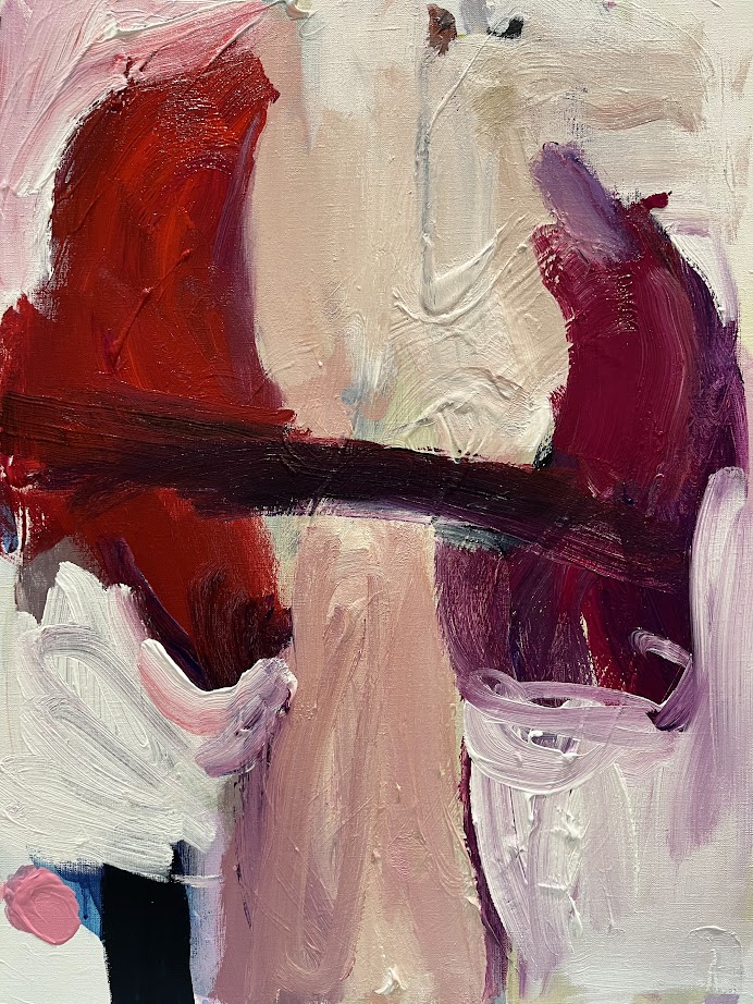 Abstract painting "Untitled" by Liisa Jugapuu