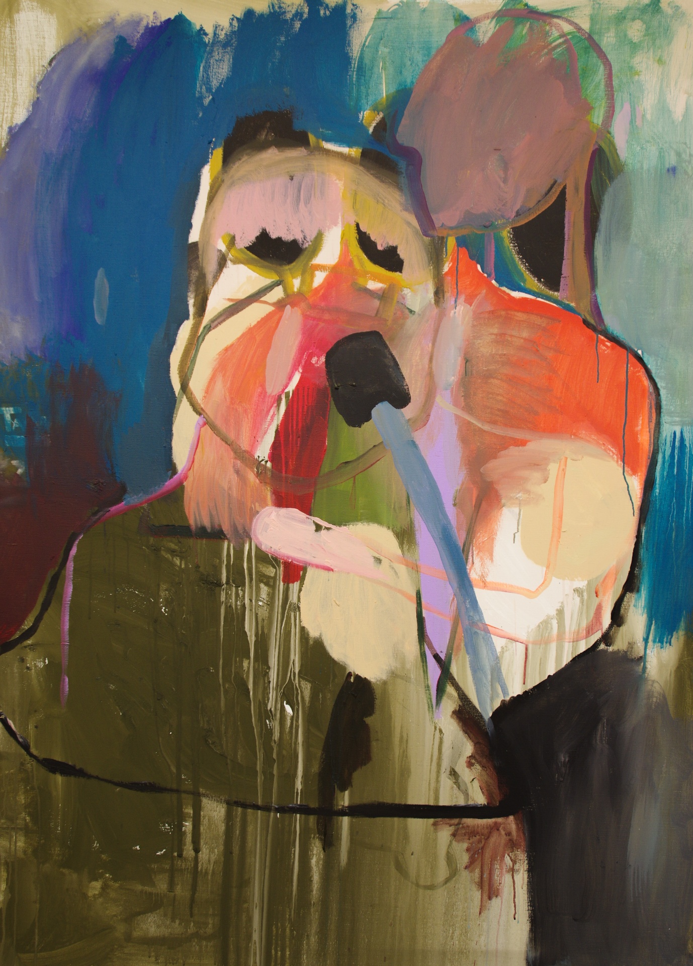 Abstract painting "Can" by Liisa Jugapuu