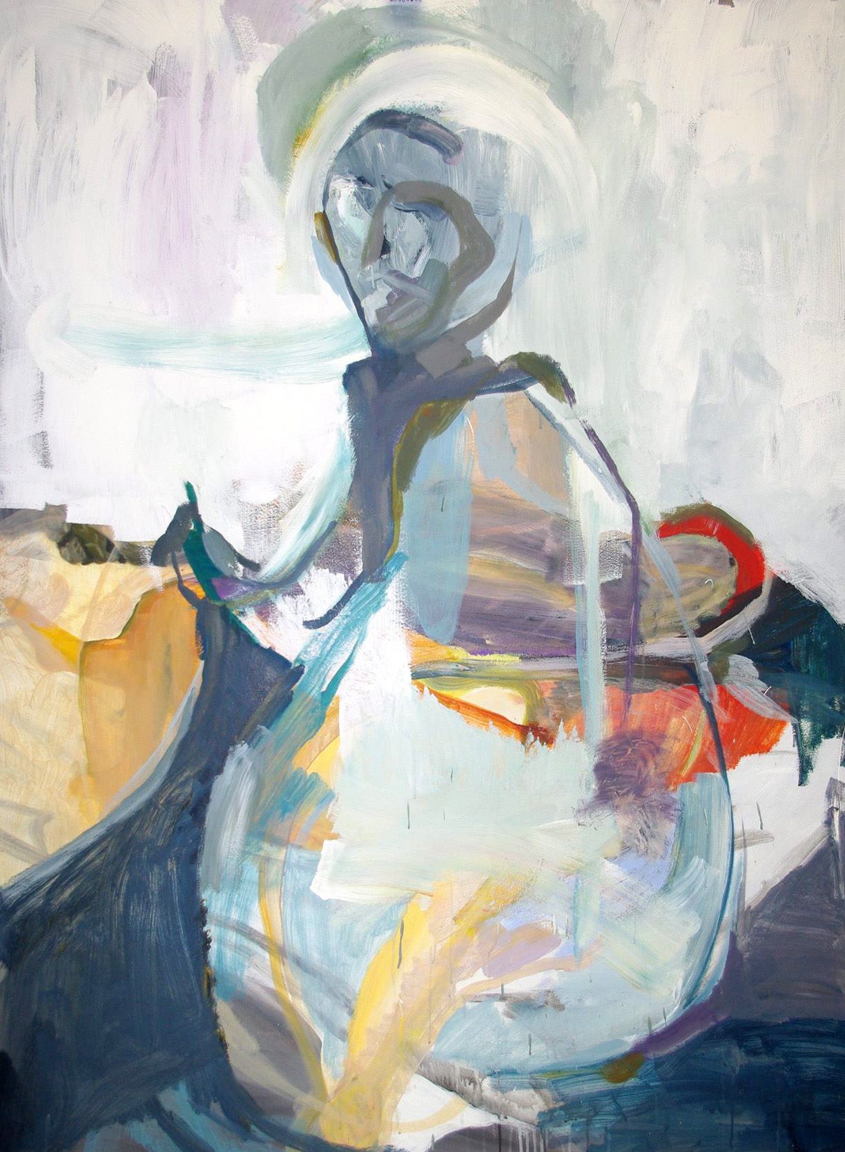 Abstract painting "This" by Liisa Jugapuu