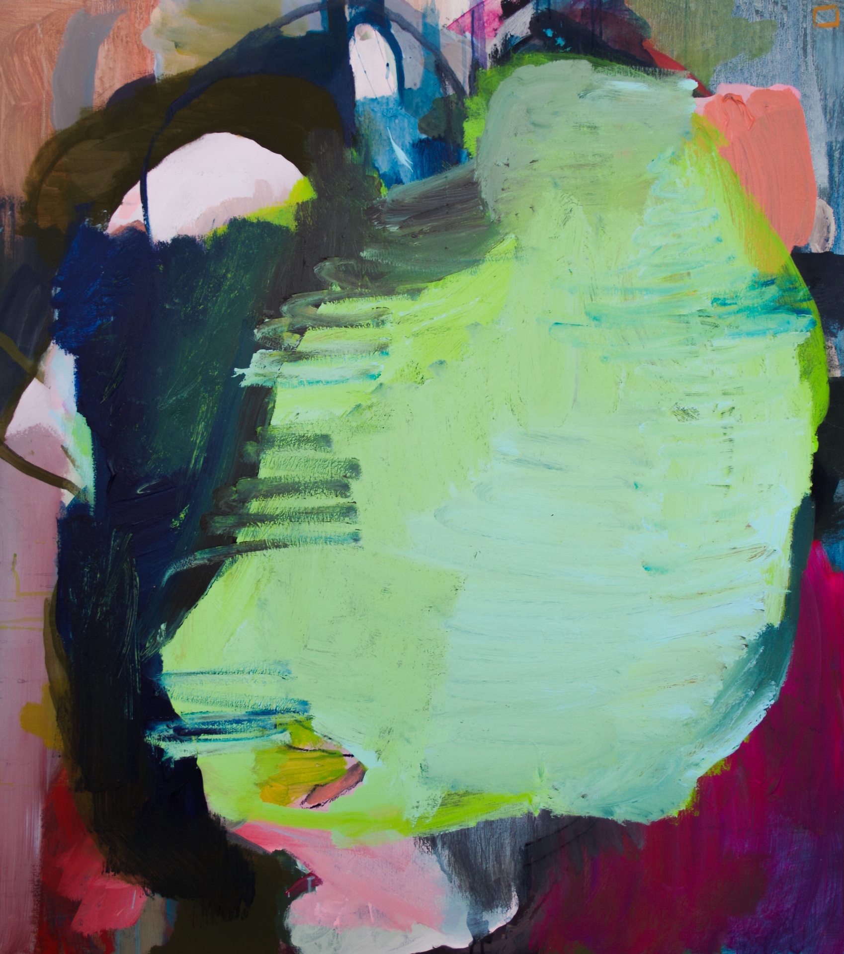 Abstract painting "Untitled" by Liisa Jugapuu