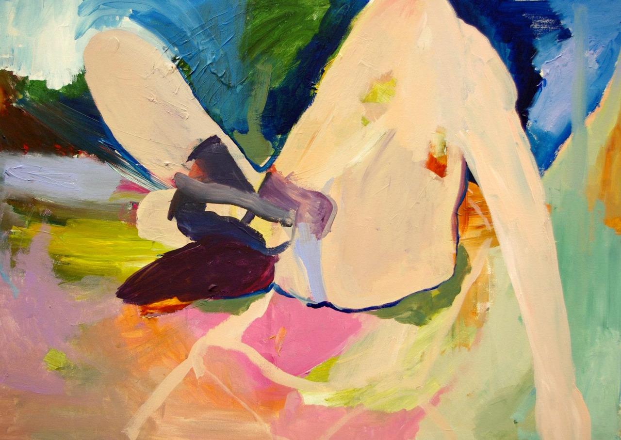 Abstract painting "Not" by Liisa Jugapuu